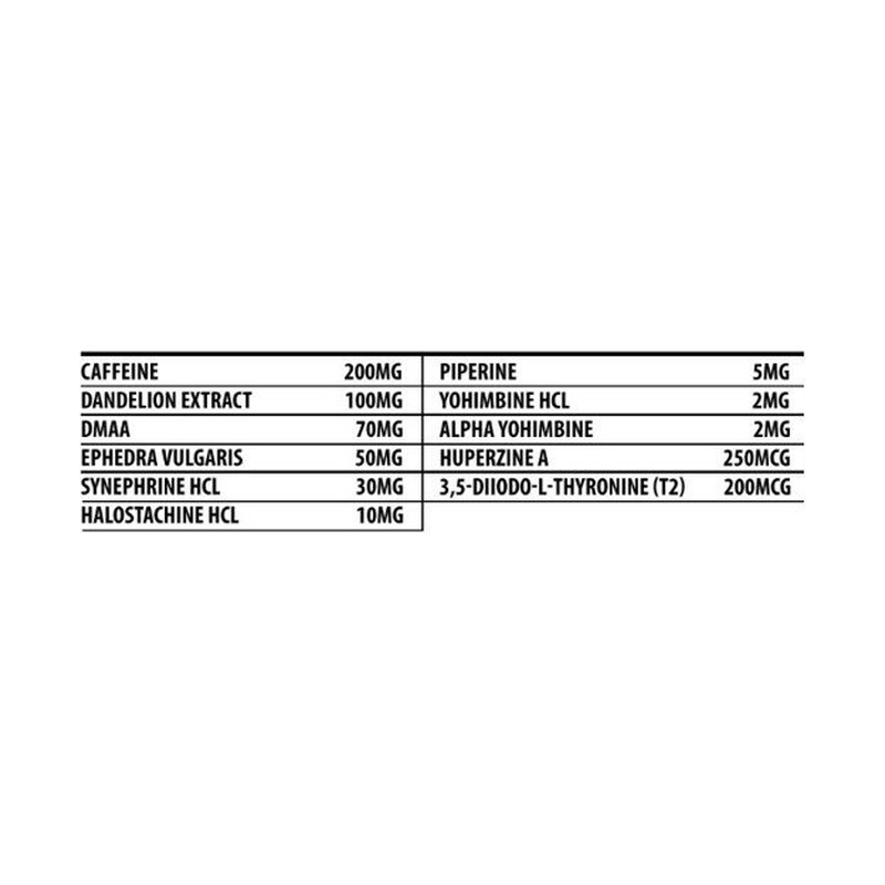 Oxy-Dren (Efedra-DMAA-Yohimbe) 60cps - immagine 2